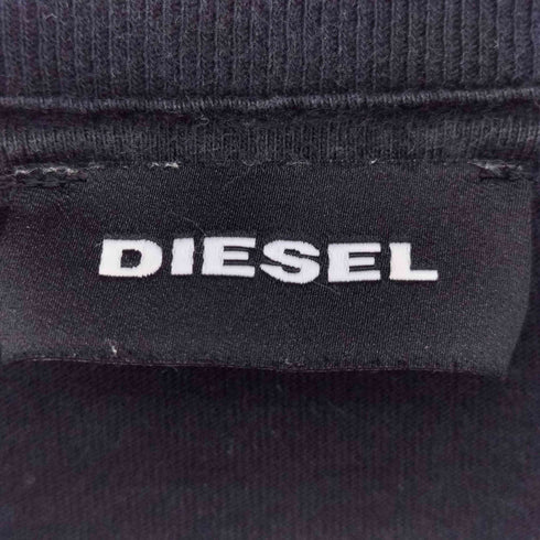 ディーゼル DIESEL ロゴプリント クルーネック 長袖カットソー メンズ import:XL