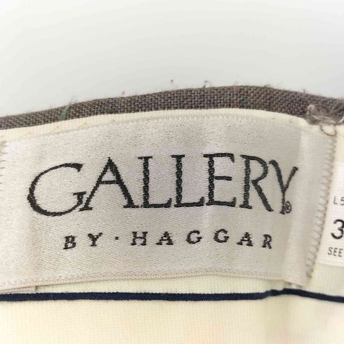 GALLERY BY HAGGAR ネップ加工 テーパードスラックス american casual メンズ 34×34