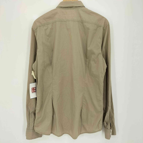 ディーゼル DIESEL Slim-fit 比翼 長袖シャツ メンズ import:L