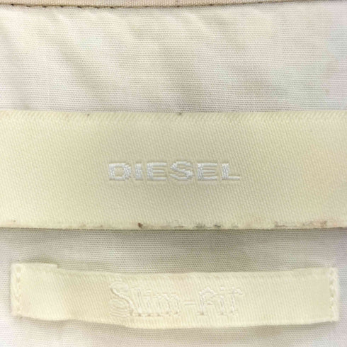 ディーゼル DIESEL Slim-fit 比翼 長袖シャツ メンズ import:L