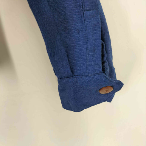 Carroll Reed 90S MACAU製 刺繍ペイントリネンシャツジャケット メンズ import:M