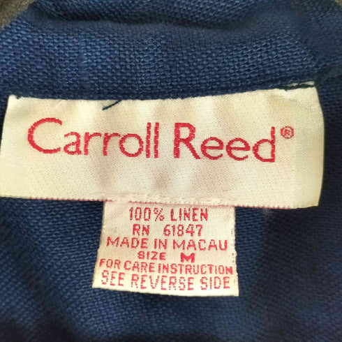 Carroll Reed 90S MACAU製 刺繍ペイントリネンシャツジャケット メンズ import:M