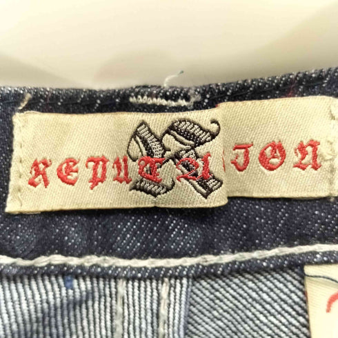 Reputation ポケット刺繍 フェード ジップフライインディゴデニム american casual メンズ 36