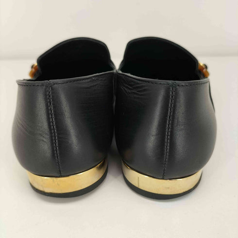 サルヴァトーレフェラガモ Salvatore Ferragamo イタリア製 ヴァラ フラット レザー ローファー レディース UK:5
