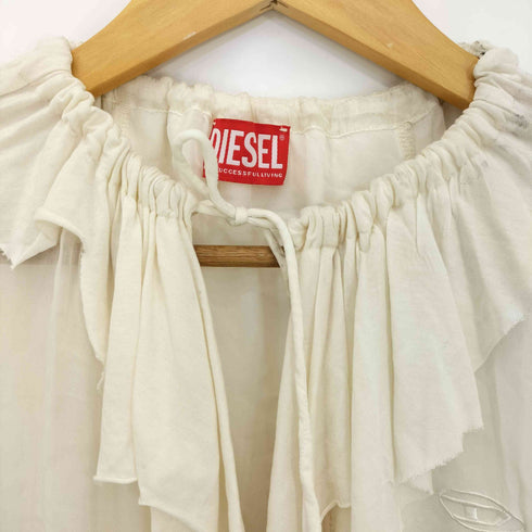 ディーゼル DIESEL C-LASSY フリルシャツブラウス レディース 36