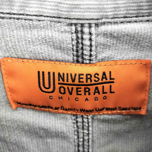 ユニバーサルオーバーオール UNIVERSAL OVERALL 裾ドローコード 細畝 コーデュロイ カバーオール メンズ import:L
