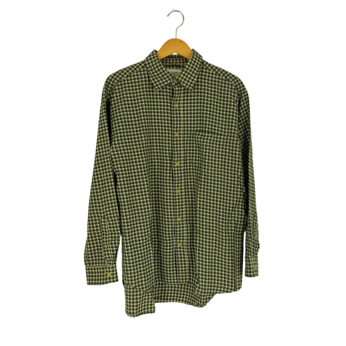 ジェイクルー J.CREW 00S ポルトガル製 チェック レギュラーカラーシャツ メンズ import:M