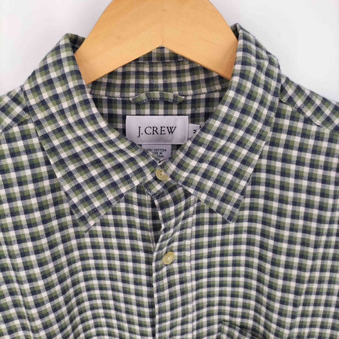 ジェイクルー J.CREW 00S ポルトガル製 チェック レギュラーカラーシャツ メンズ import:M