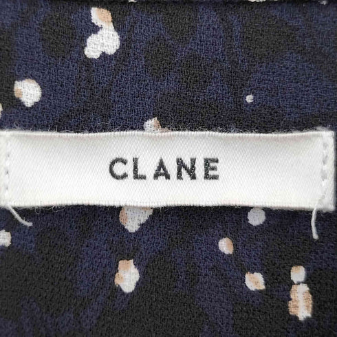 クラネ CLANE DOT FLOWER SHIRTS ONEPIECE レディース JPN:1