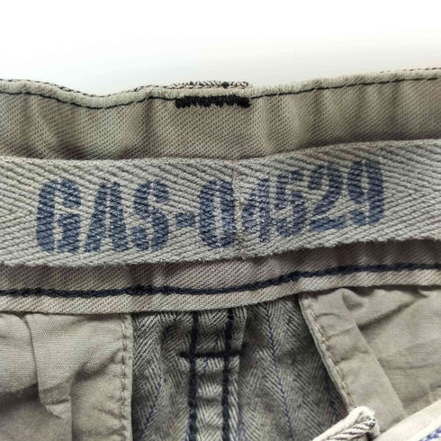 ガス GAS GAS-04529 裾ジップ ストライプワークパンツ メンズ 30
