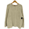 ジェイクルー J.CREW 90S 巨人タグ ロールネック ケーブル編み コットン混 リネン ニット メンズ import:M