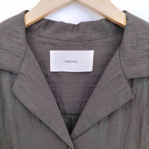 トゥデイフル TODAYFUL Boyfriend Organdy Shirts ボーイフレンドオーガンジーシャツ レディース FREE