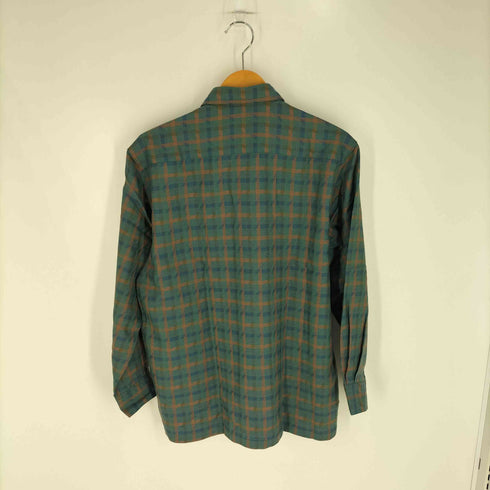 ピエールカルダン pierre cardin ウール100% チェック BDシャツ メンズ import:M
