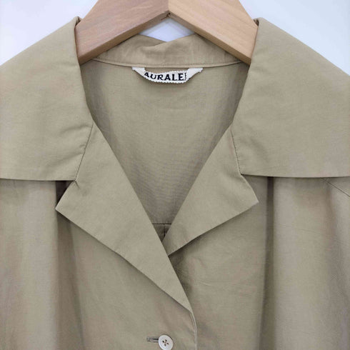オーラリー AURALEE SELVEDGE WETHER CLOTH LONGSHIRT DRESS レディース JPN:1