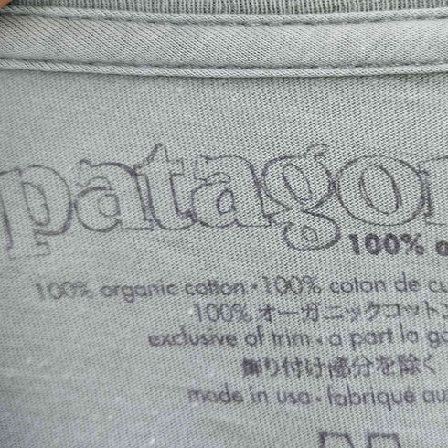 パタゴニア patagonia LIVE SIMPLY クルーネック Tシャツ メンズ import:M