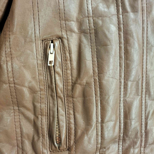 フェイクレザージャケット メンズ M~L