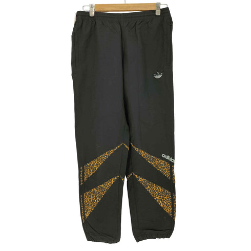 アディダスオリジナルス adidas Originals トレフォイルロゴワッペン レオパード ナイロン トラック パンツ メンズ JPN:L