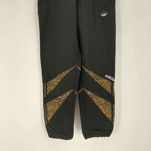 アディダスオリジナルス adidas Originals トレフォイルロゴワッペン レオパード ナイロン トラック パンツ メンズ JPN:L