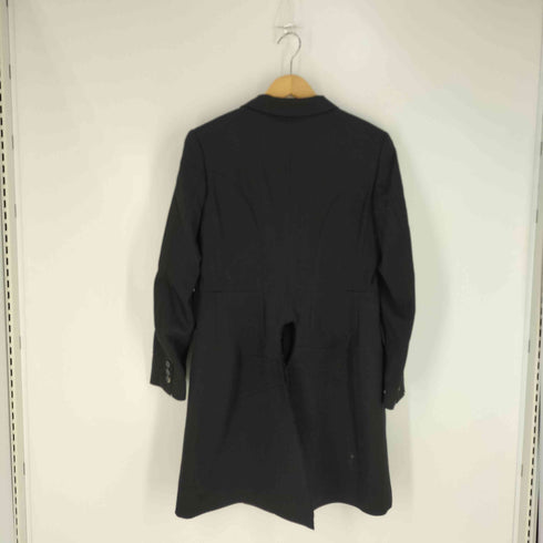コムデギャルソン COMME des GARCONS 20AW AD2020 レトロフューチャー期 バックホール ウール ロング テーラードジャケット レディース JPN:S