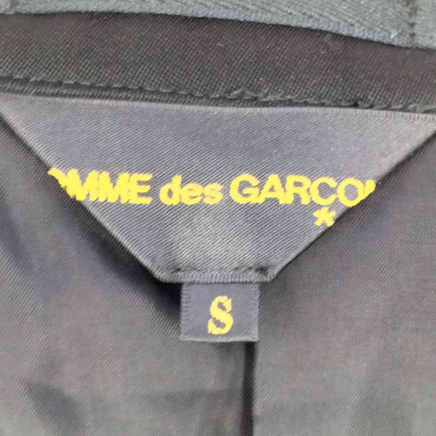 コムデギャルソン COMME des GARCONS 20AW AD2020 レトロフューチャー期 バックホール ウール ロング テーラードジャケット レディース JPN:S