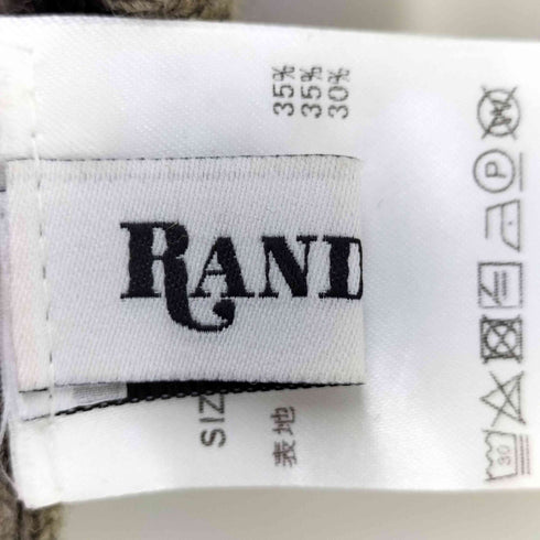 ランデブー randeboo CHARM CUT CABLE KNIT レディース FREE
