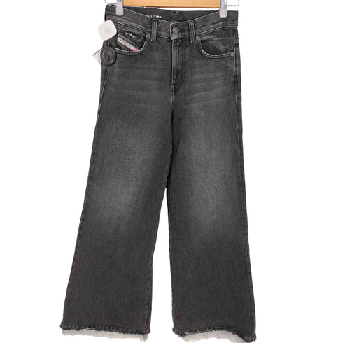 ディーゼル DIESEL 1978 D-AKEMI フレアデニムパンツ 裾フリンジ レディース W23