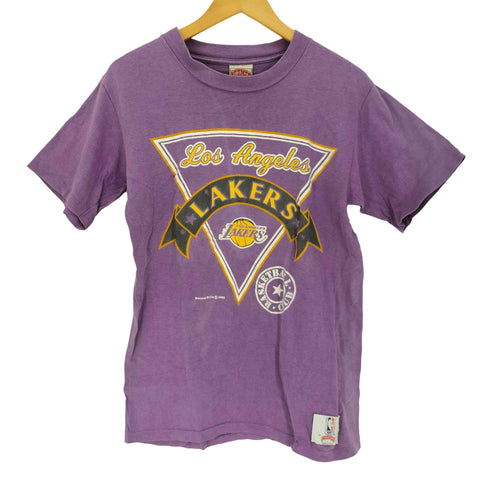 ナツメグ NUTMEG 90s USA製 チームロゴプリント シングルステッチ S/S Tシャツ メンズ