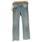 ディーゼル DIESEL D-EBBEY-KY BOOTCUT-FLARE LOW WAIST スリットフレアデニムパンツ レディース W23 L32