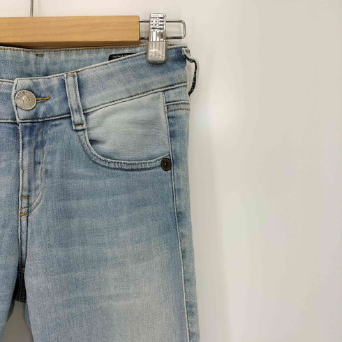 ディーゼル DIESEL D-EBBEY-KY BOOTCUT-FLARE LOW WAIST スリットフレアデニムパンツ レディース W23 L32