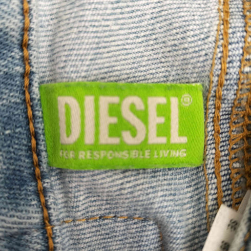 ディーゼル DIESEL D-EBBEY-KY BOOTCUT-FLARE LOW WAIST スリットフレアデニムパンツ レディース W23 L32