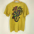 GAVIAL 90s USA製 シングルステッチ バックプリント ヘンリーネック S/S Tシャツ メンズ import:L