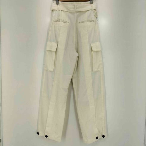 クラネ CLANE 23ss H/W BACK SLIT CARGO PANTS ハイウエストバックスリットカーゴパンツ レディース JPN:0