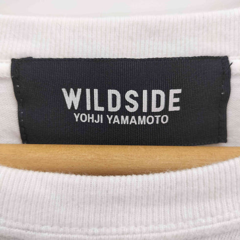 ワイルドサイドヨウジヤマモト WILDSIDE YOHJI YAMAMOTO 24SS PURPLE LILY White T-Shirt パープル リリー ホワイト Tシャツ メンズ