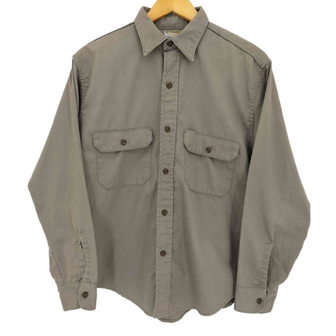 50-60s Powr House Ruga Twill 襟芯 ワークシャツ メンズ