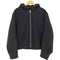 ザラ ZARA イレギュラー ジャカード フーデッド ジャケット メンズ import:M