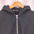 ザラ ZARA イレギュラー ジャカード フーデッド ジャケット メンズ import:M