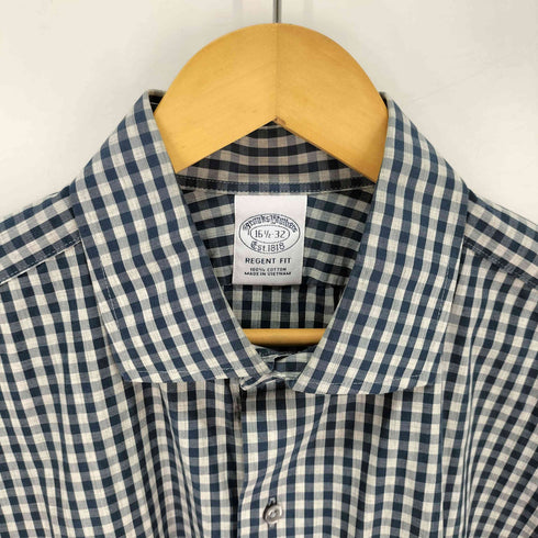 ブルックスブラザーズ BROOKS BROTHERS REGENT FIT ギンガムチェック L/Sシャツ メンズ 16 1/2