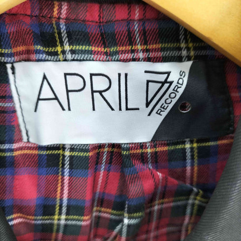 エイプリルセブンティセブン April77 Decontrol ダブルライダースジャケット メンズ JPN:XS