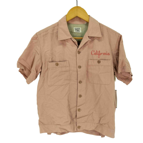 フラットヘッド FLAT HEAD Cadillac Ranch チェーンステッチ ボウリングシャツ メンズ US:34