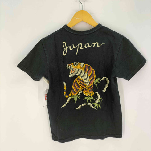ザフラットヘッド the flat head 虎 刺繍 スーベニアTシャツ メンズ JPN:S