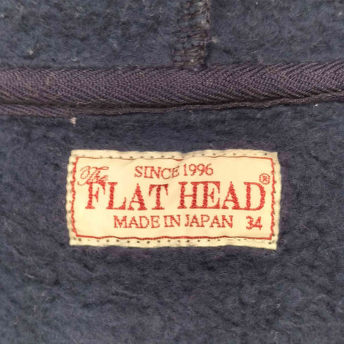 ザフラットヘッド the flat head ウィングロゴ ジップパーカー メンズ US:34