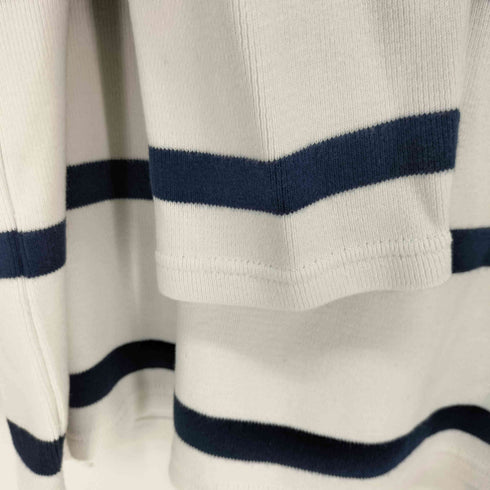 maison cornichon ボートネック ボーダー コットンニット メンズ JPN:3