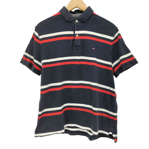 トミーヒルフィガー TOMMY HILFIGER ボーダーポロシャツ メンズ JPN:S