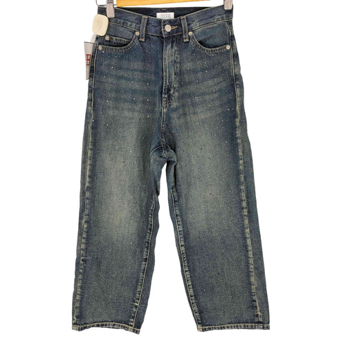 ローリーズファーム LOWRYS FARM ビジューワイドストレートパンツ レディース JPN:S