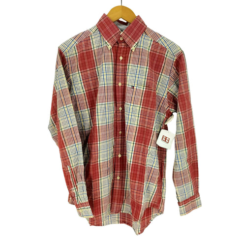 トミーヒルフィガー TOMMY HILFIGER L/Sボタンダウンチェックシャツ メンズ JPN:S
