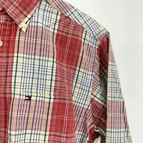トミーヒルフィガー TOMMY HILFIGER L/Sボタンダウンチェックシャツ メンズ JPN:S