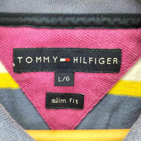 トミーヒルフィガー TOMMY HILFIGER ボーダーポロシャツ メンズ JPN:S