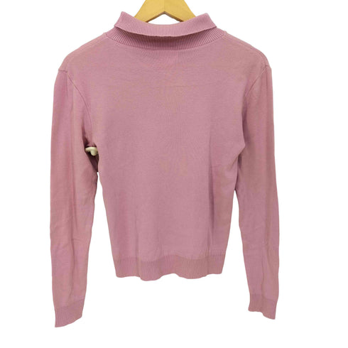 アニエスベー agnes b. PARIS フランス製 コットン タートルネック ニット レディース 1