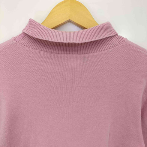 アニエスベー agnes b. PARIS フランス製 コットン タートルネック ニット レディース 1