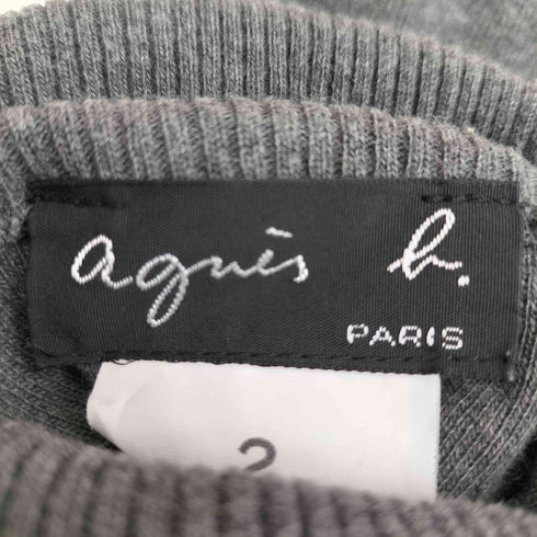 アニエスベー agnes b. PARIS フランス製 コットン タートルネック ニット レディース 2